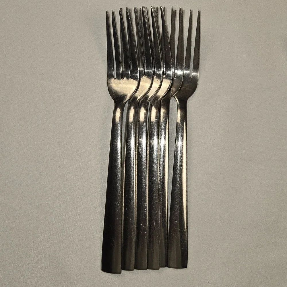 Gibson 34pc Flatware Set Stainless Steel Modern‎ Tapered Silverware Utensils